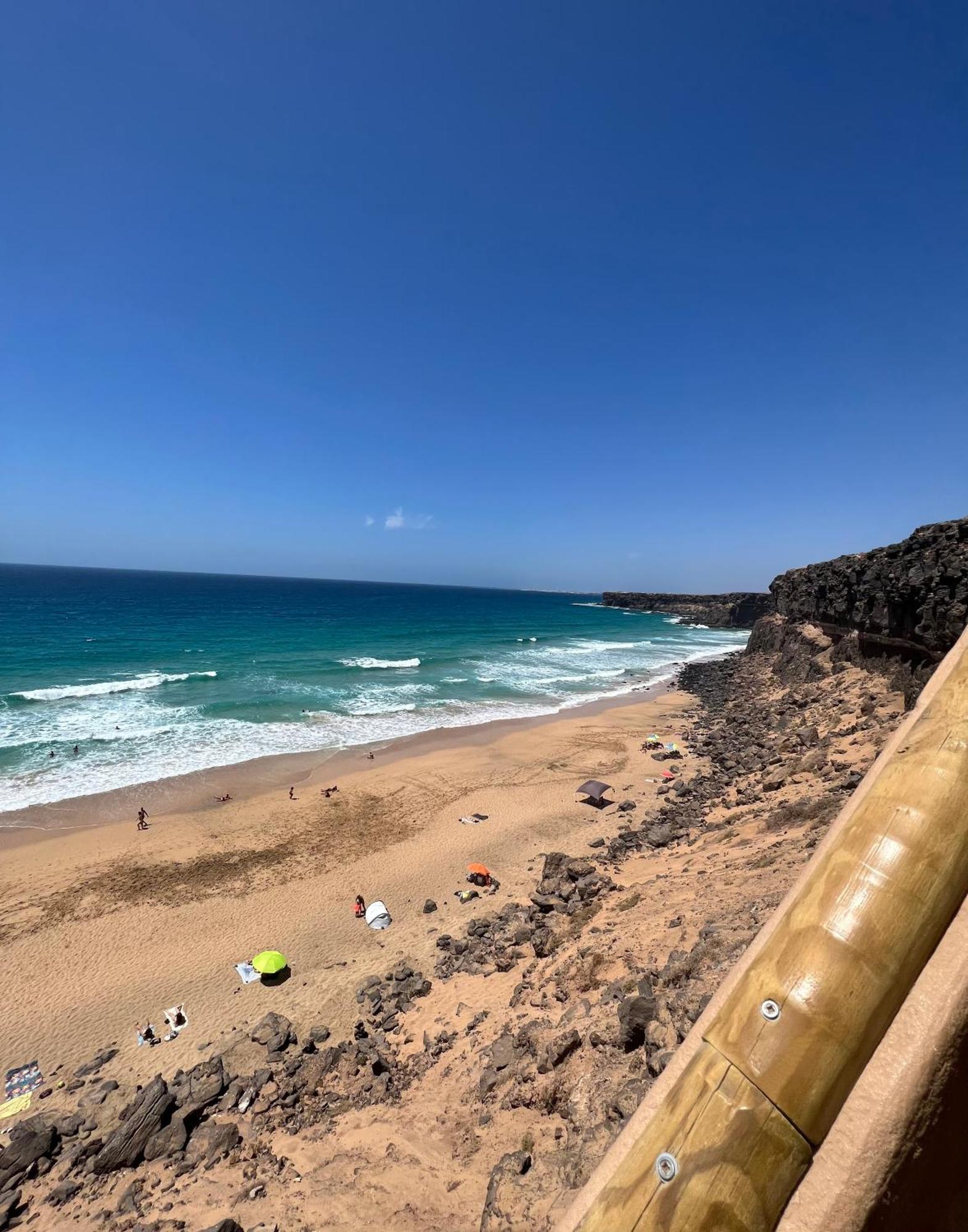 Apartamento Meliyeri1 1ª Linea De Playa Cotillo Eksteriør bilde